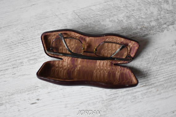 Vintage Eyeglass Case//Eye Glasses Carrying Case/… - image 2