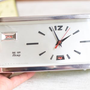 Vintage Large Mechanical Alarm Clock//Chinese Alarm Clock 70s//Working  clock//Vintage table clock//Old alarm clock//Working clock