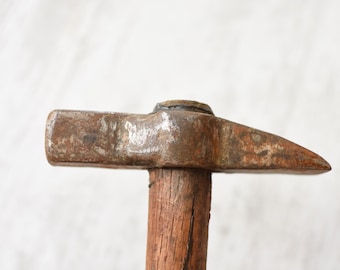 Vintage Old hammer//Old iron stone hammer//Vintage Hammer//Antique hammer//Primitive simple tool for knocking stones/Hand forged hammer