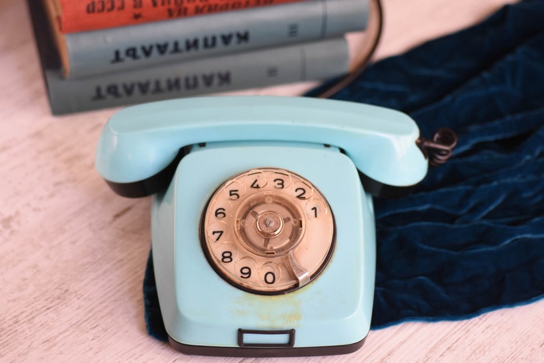 Vintage Rotary Phone Retro Ogue Line Vintage Rotary Phone Retro