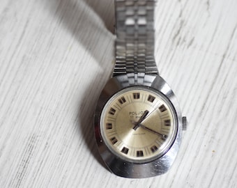 Zegarek vintage, ZSRR Poljot / Zegarek mechaniczny //Zegarek rosyjski //Zegarek radziecki //Serwisowany i smarowany //Zegarek retro //Rosyjski zegarek vintage