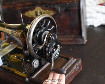 1909年製 ヴィンテージ シンガー 28K 手回しミシン//アンティーク