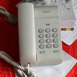 Working push tone button telephone//electric phone//Made in China//