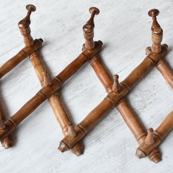 French Antique Coat Rack - Etsy