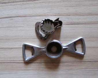 Vintage-Тwo openers for bottles of steel and aluminium  , 1970,s. Made in BulgariaOne closes the boutique of the galley-Gift for Man Cave