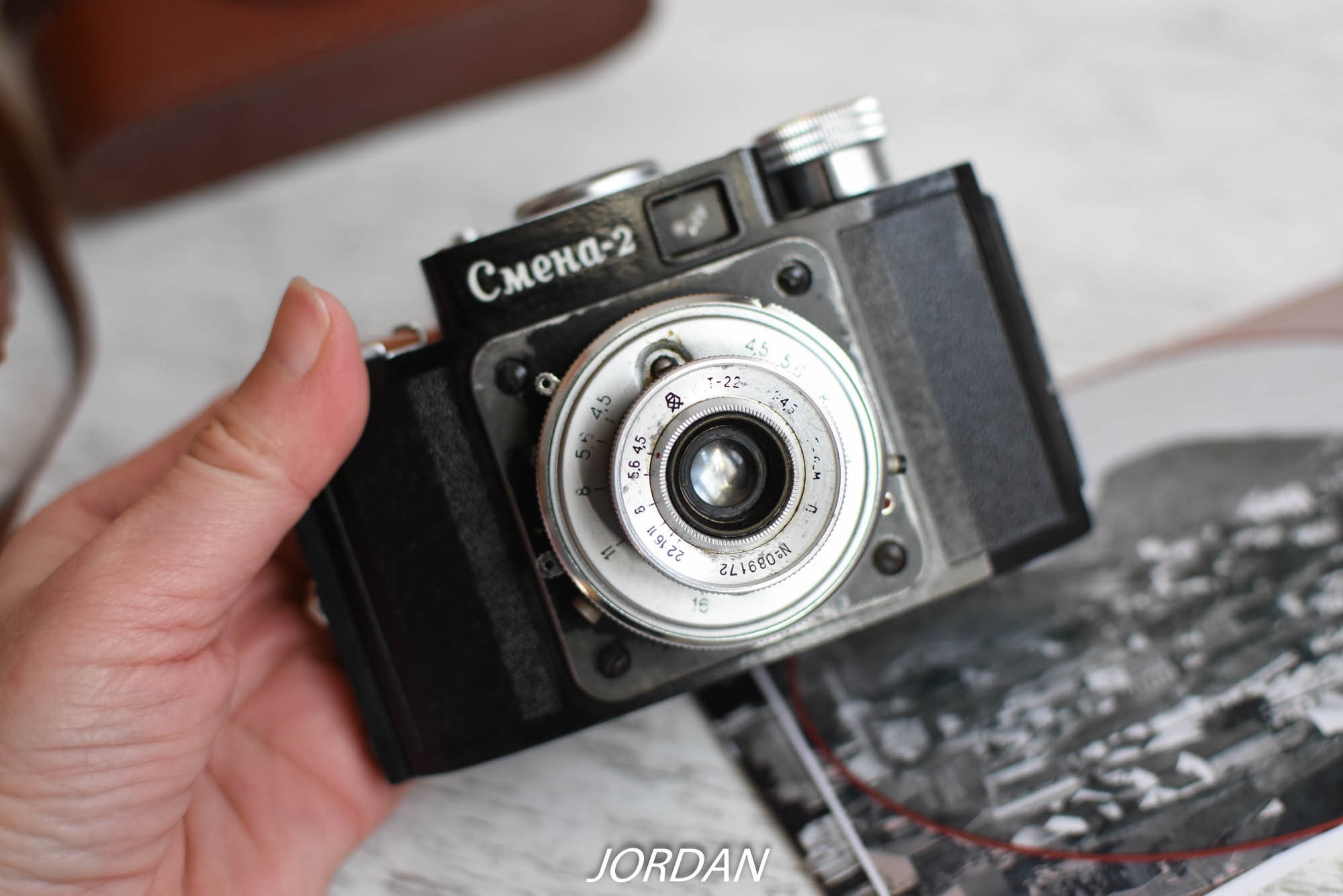 70年代の珍しいヴィンテージソビエト35mmカメラSmena 2//ソ連の