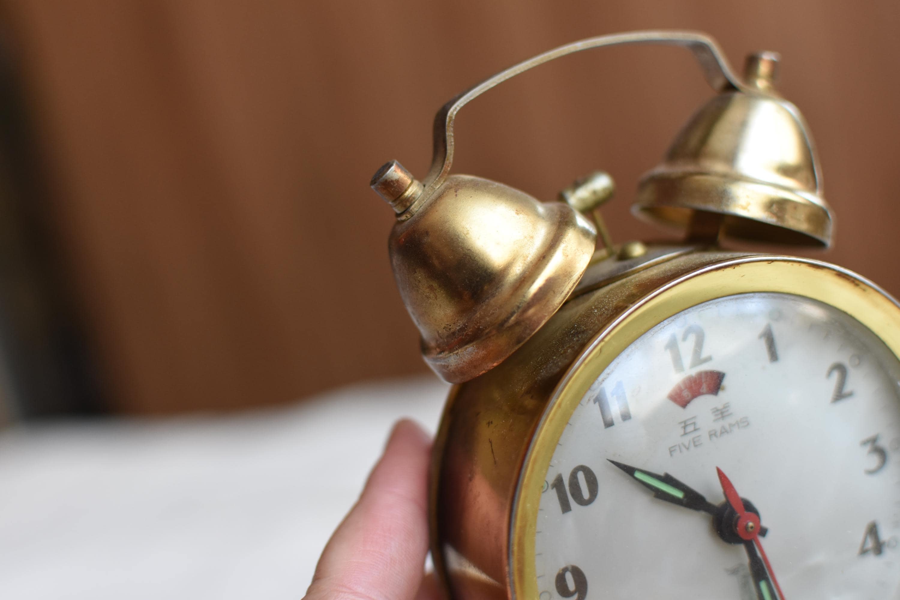 Working Alarm Clock=vintage Mechanical Alarm Clock/chinese Alarm