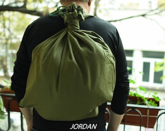 Never used==Vintage Military backpack //Canvas backpack//Camping Backpack/bushcraft backpack/Soldier backpack/Army backpack/military surplus