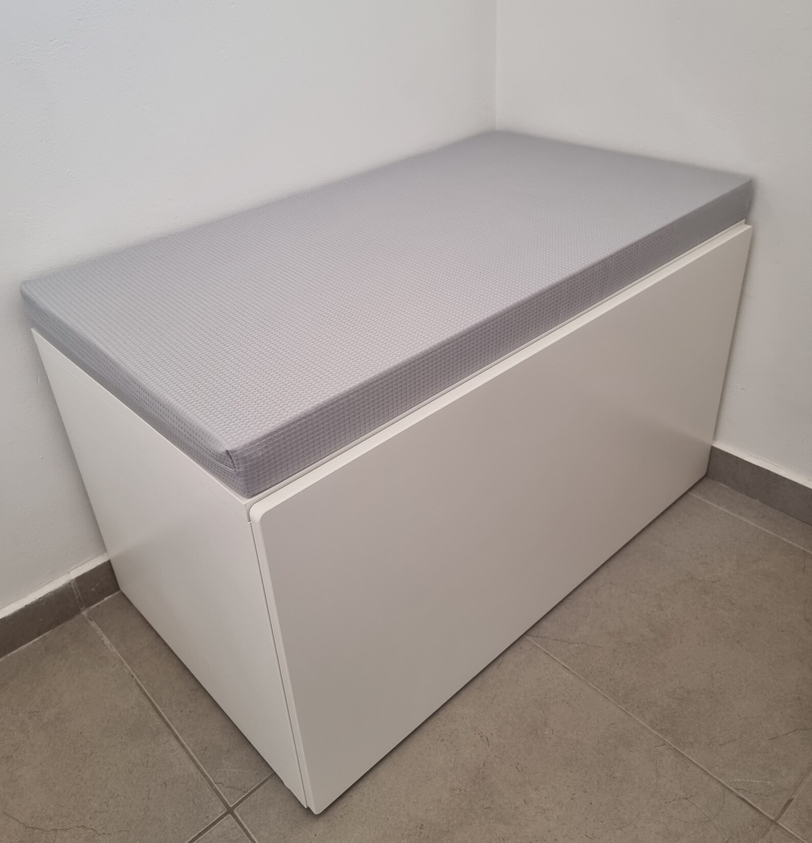 Seat Cushion Ikea STUVA / SMASTAD Waffle Pique Light Gray Etsy