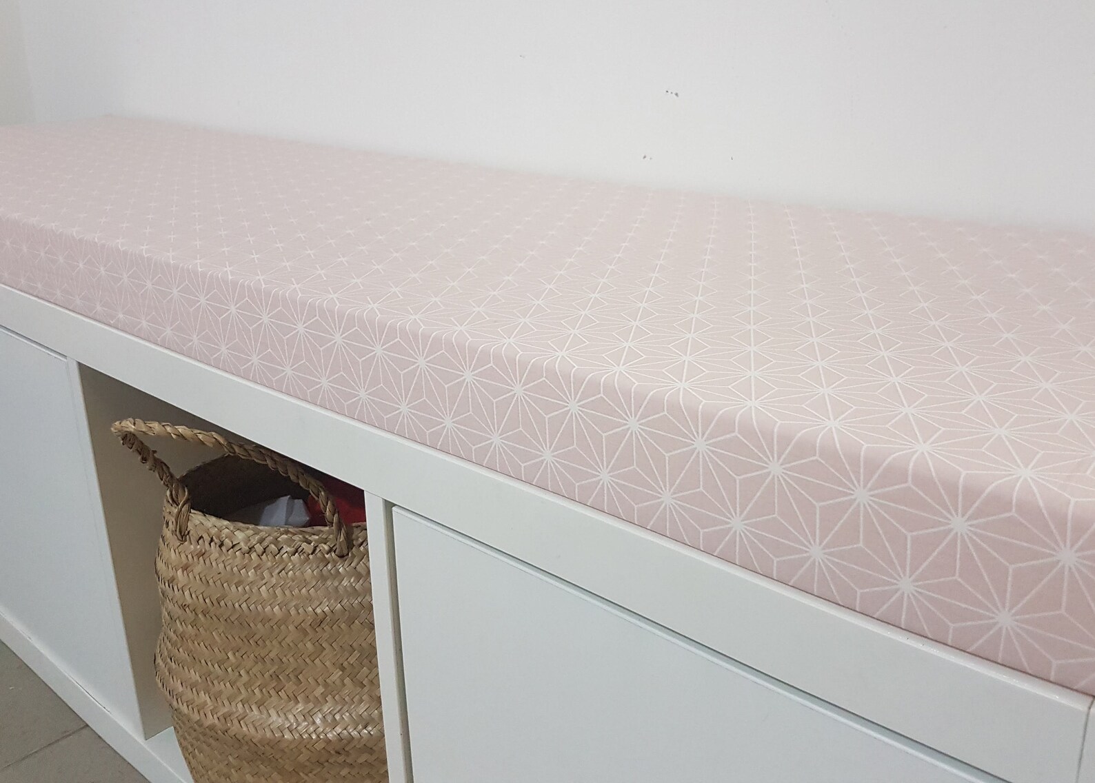 Kallax Cushion Ikea Kallax Seat Pad Diamonds Light Pink Etsy