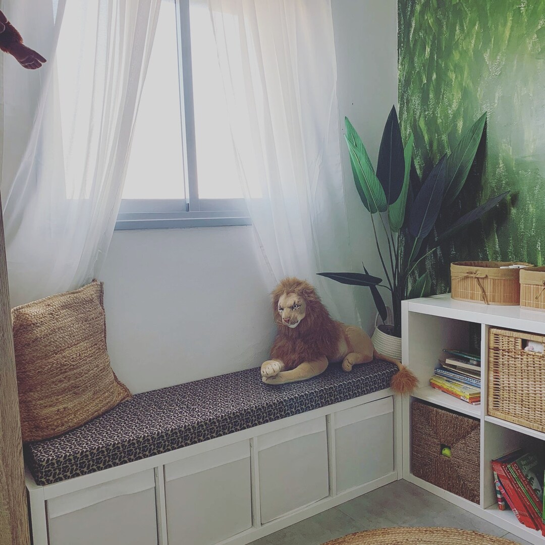 IKEA Kallax Seat Cushion ONLY Free Shipping Leopard IKEA Bench Bench