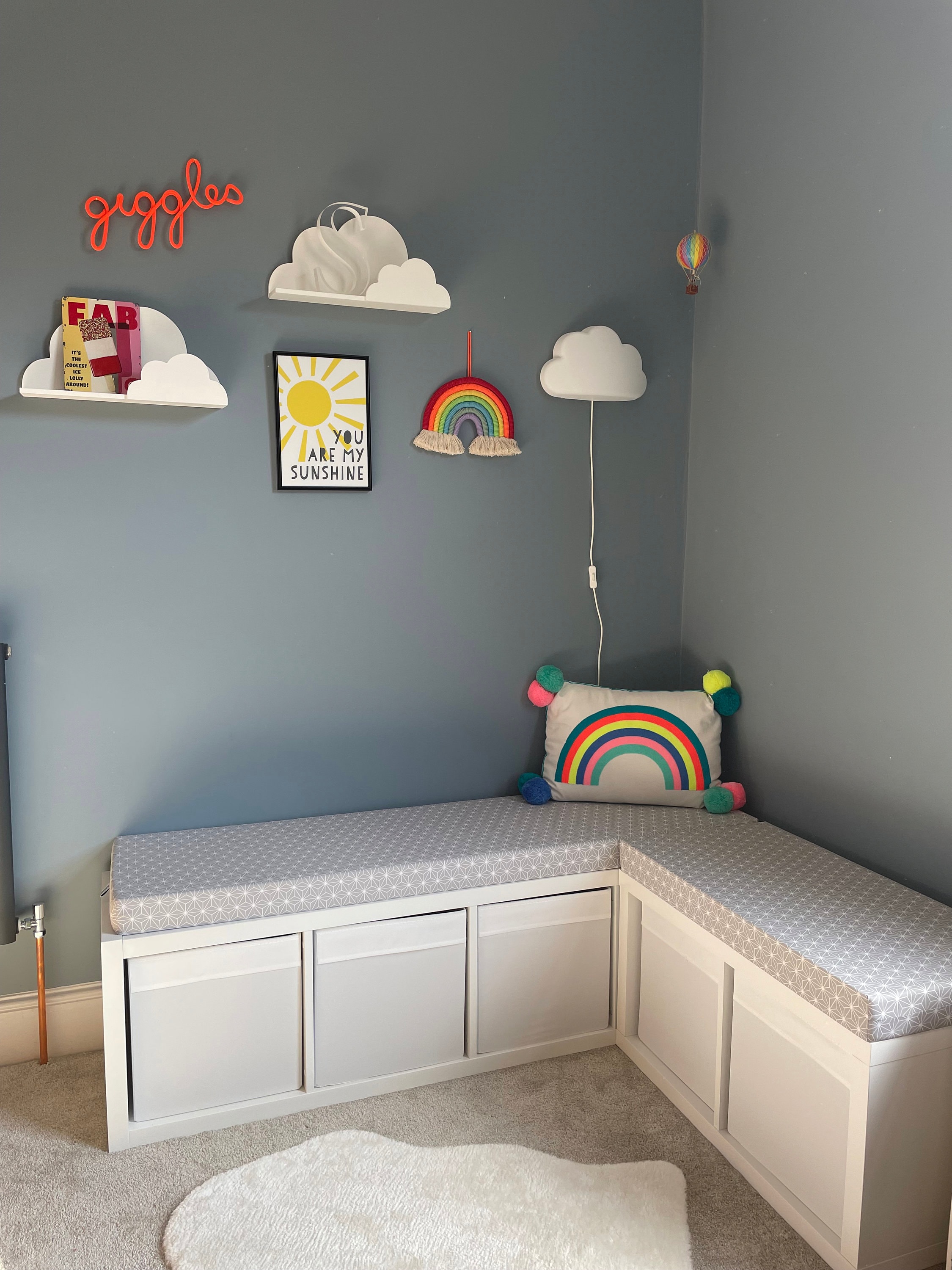 Ikea Kallax Seat Cushion Waffle Pique Collection 2 Seat Etsy UK