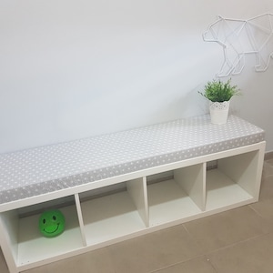 FREE SHIPPING | Seat Cushion for Ikea Kallax | Seat cushion ONLY for Ikea shelf unit | nursery pillow | bench cushion