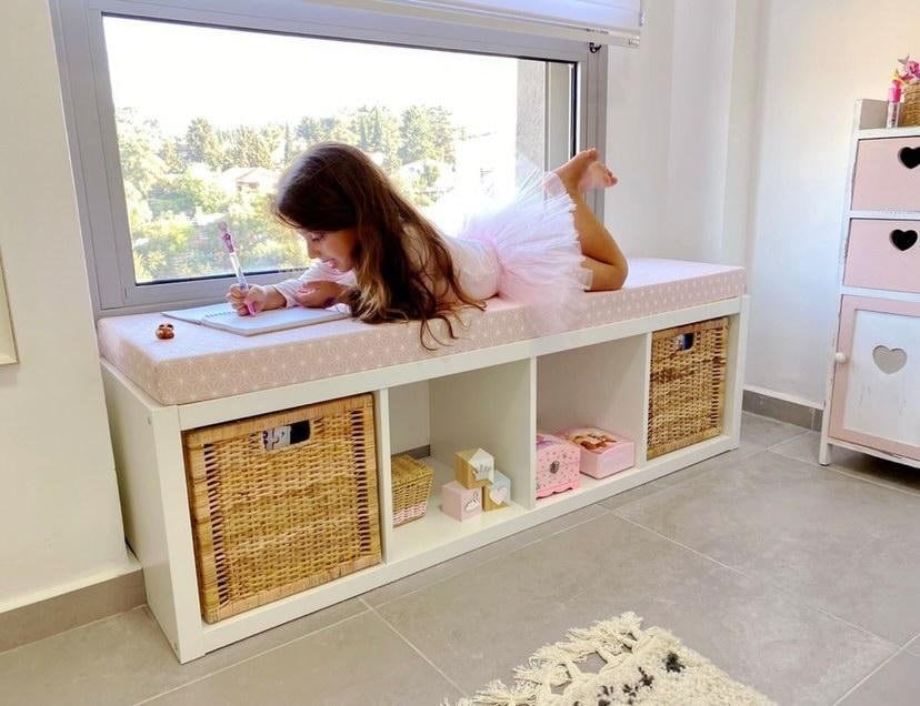 Kallax Cushion Ikea Kallax Seat Pad Diamonds Light Pink Etsy