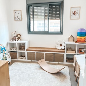 FREE SHIPPING | Seat Cushion for Ikea Kallax | Seat cushion ONLY for Ikea shelf unit | nursery pillow | bench cushion