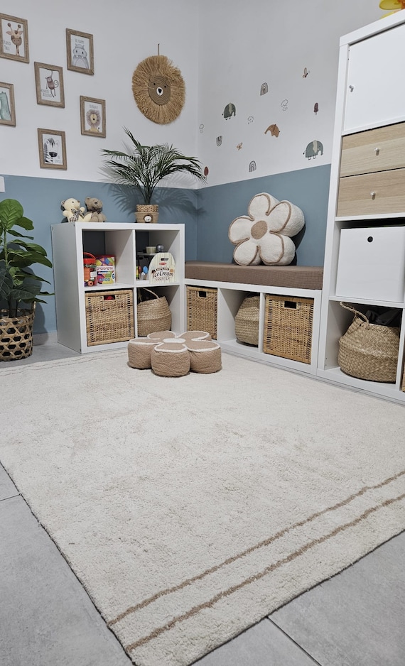 Seat Cushion for IKEA Kallax | Chocolate Brown Waffle Pique