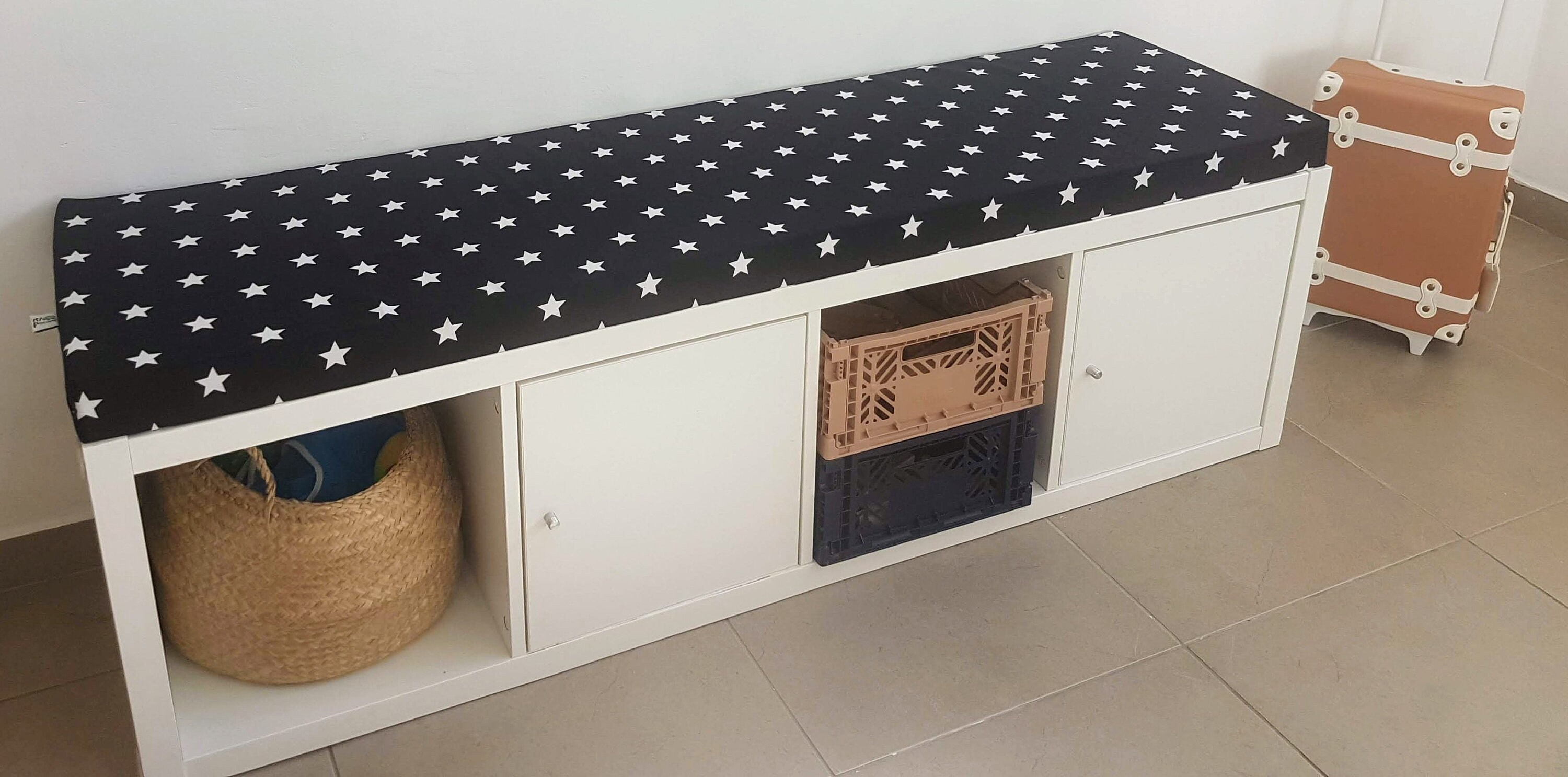 Seat Cushion for IKEA Kallax Stars Black & white Seat | Etsy