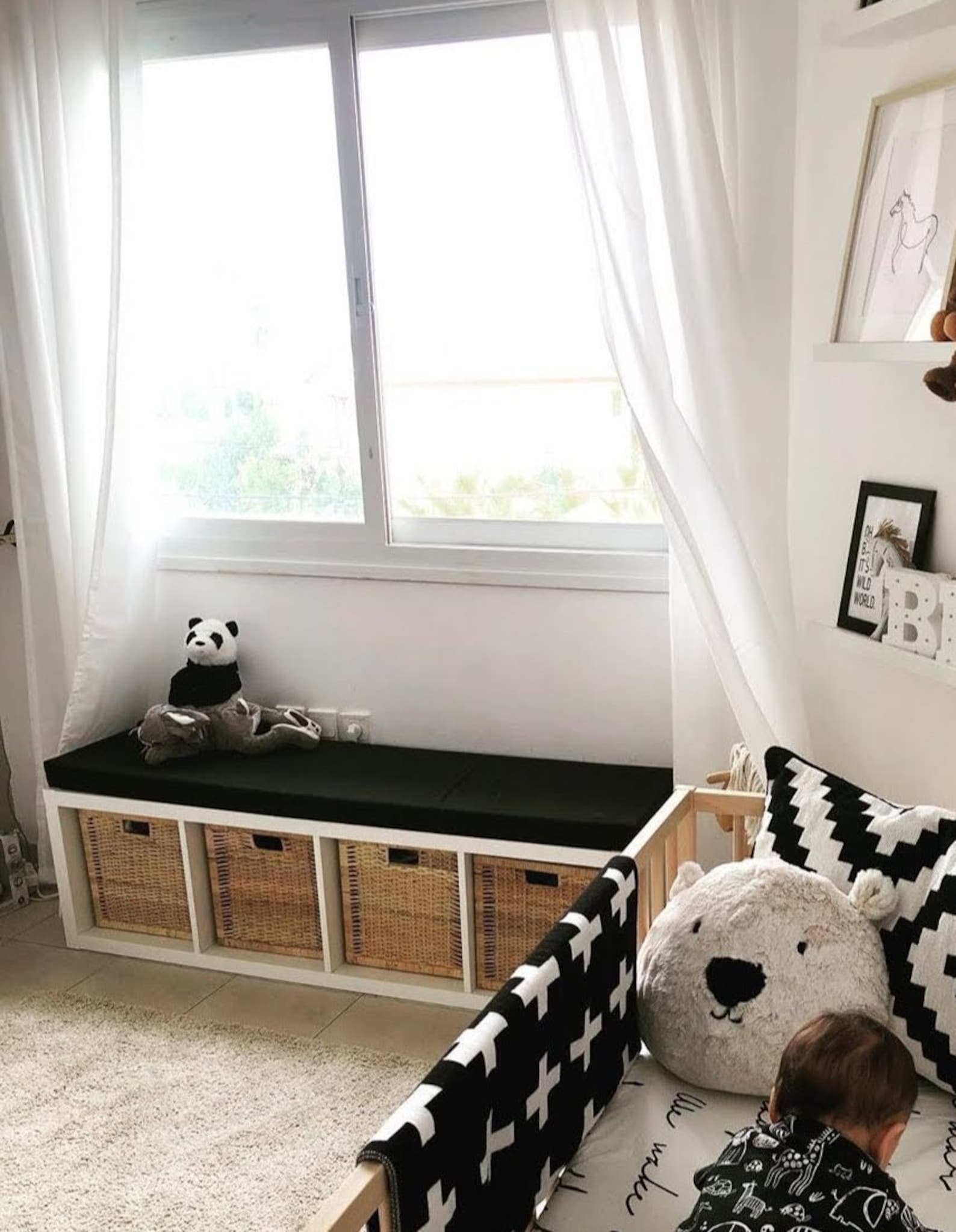 IKEA Kallax Seat Cushion Solid Black Cushion for Ikea Etsy