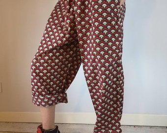 Printed Cotton Trousers