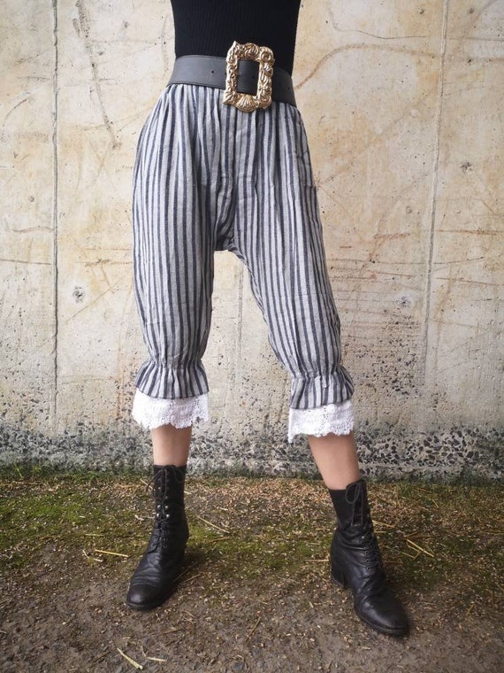 Pirate Pantaloons Grey Stripey -  Canada