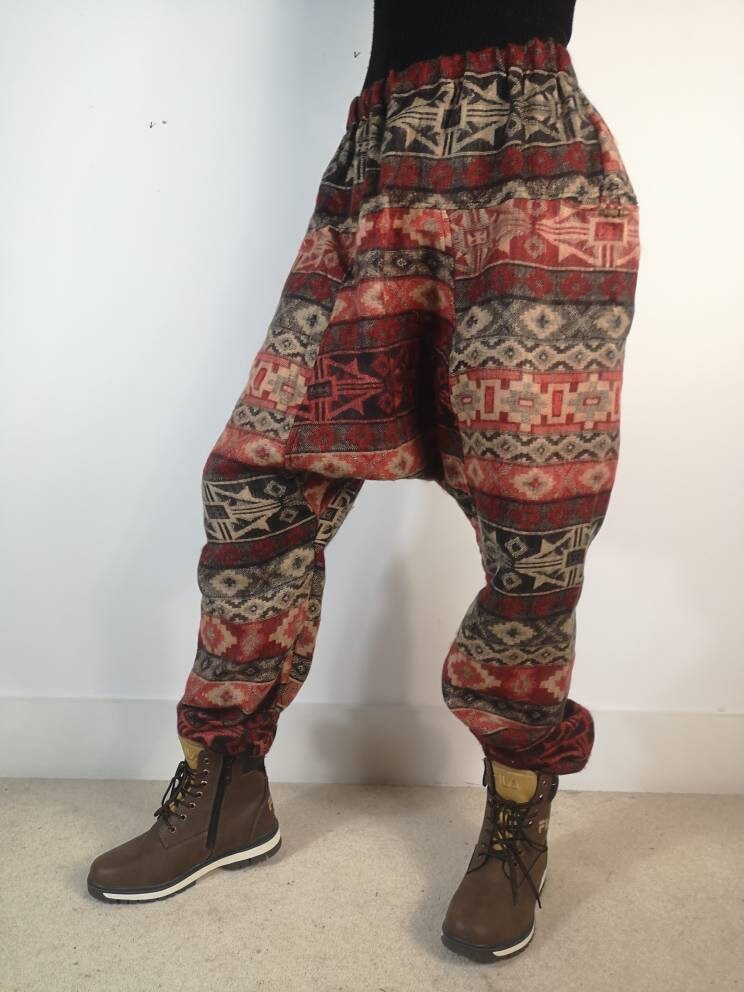 winter harem trousers