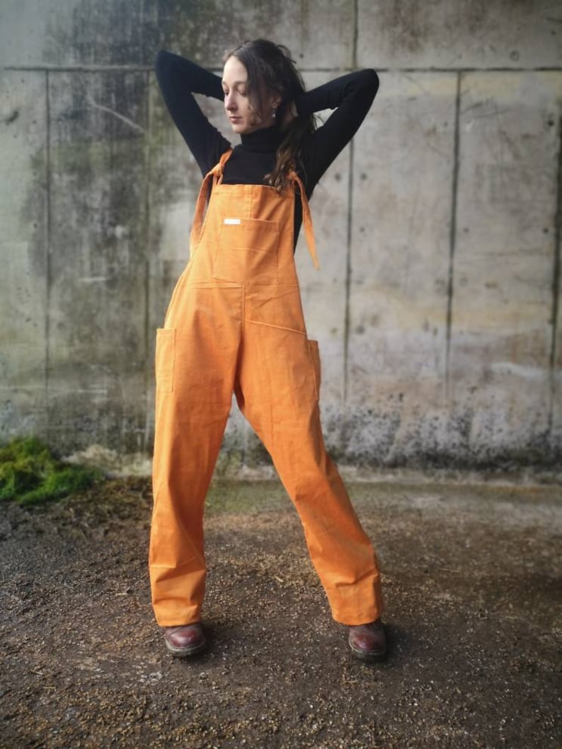 Corduroy Overalls Lined image 1