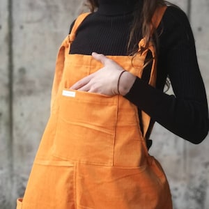 Corduroy Overalls Lined image 8