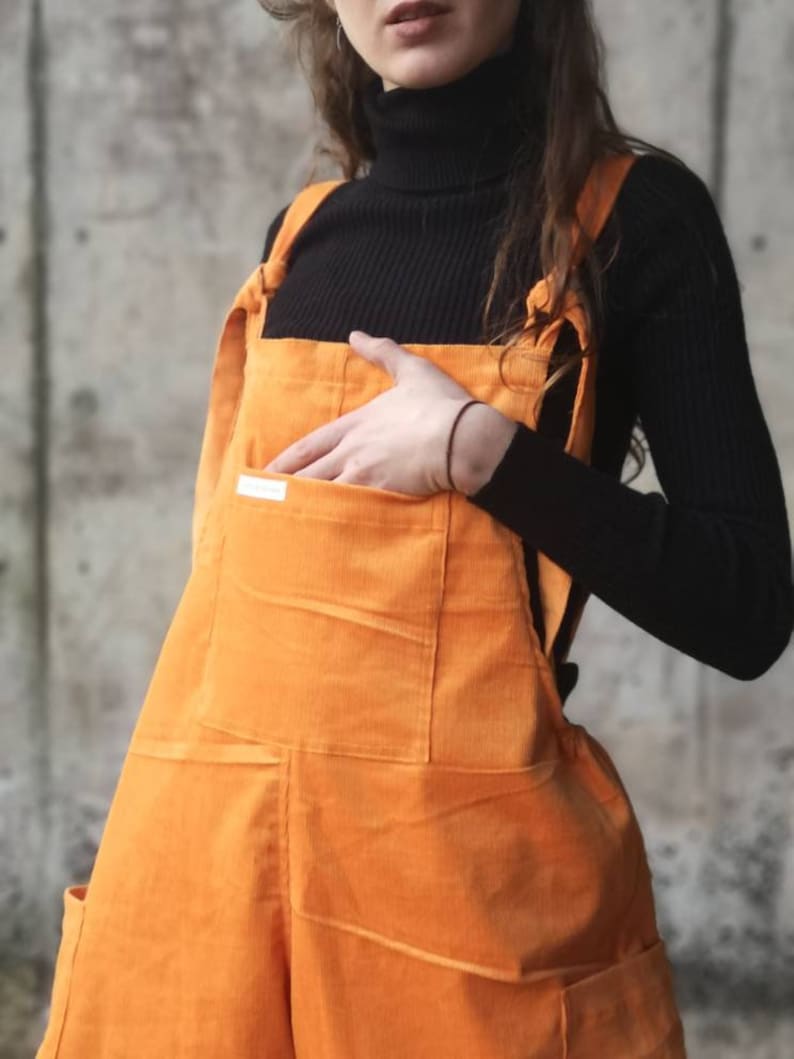 Corduroy Overalls Lined image 8