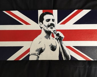 10x19 Freddie Mercury Painting