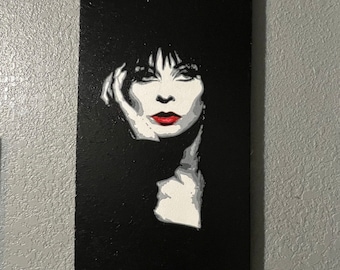 10.5 x 19 Elvira Toothpick Painting