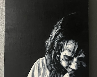 14x11x1.75 Exorcist Toothpick Painting