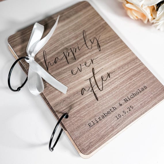 Personalized Wedding Bridal Shower Card Keeper, Wedding Card Holder, Wedding Card Keepsake, Bridal Shower Card Booklet, Card Organizer