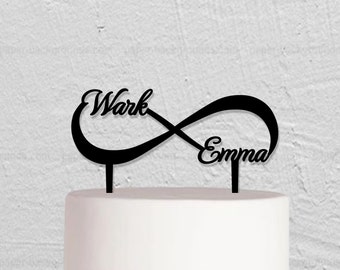 Hochzeit Tortenstecker,Infinity Cake Topper, Tortenstecker Namen, Tortenstecker Namen, Tortenstecker Namen, Love Cake Topper, Tortenstecker Namen