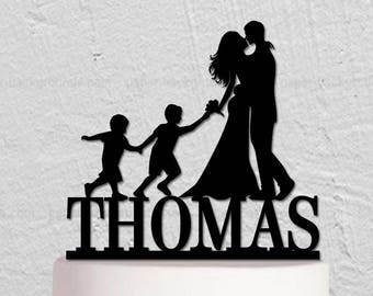 family cake topper etsy
