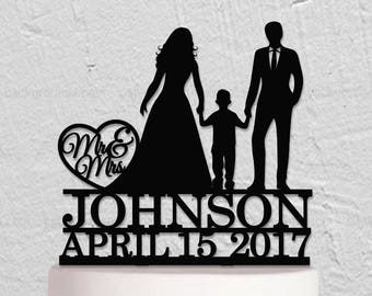 Wedding Cake Topper,Custom Cake Topper,Family Cake Topper,Custom Cake Topper,Children Cake Topper,Couple Cake Topper,Mr And Mrs Cake Topper