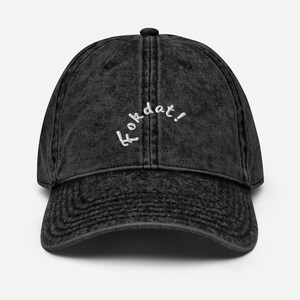 FREE SHIPPING: Fokdat - Vintage Cotton Twill Baseball Cap Dad Hat