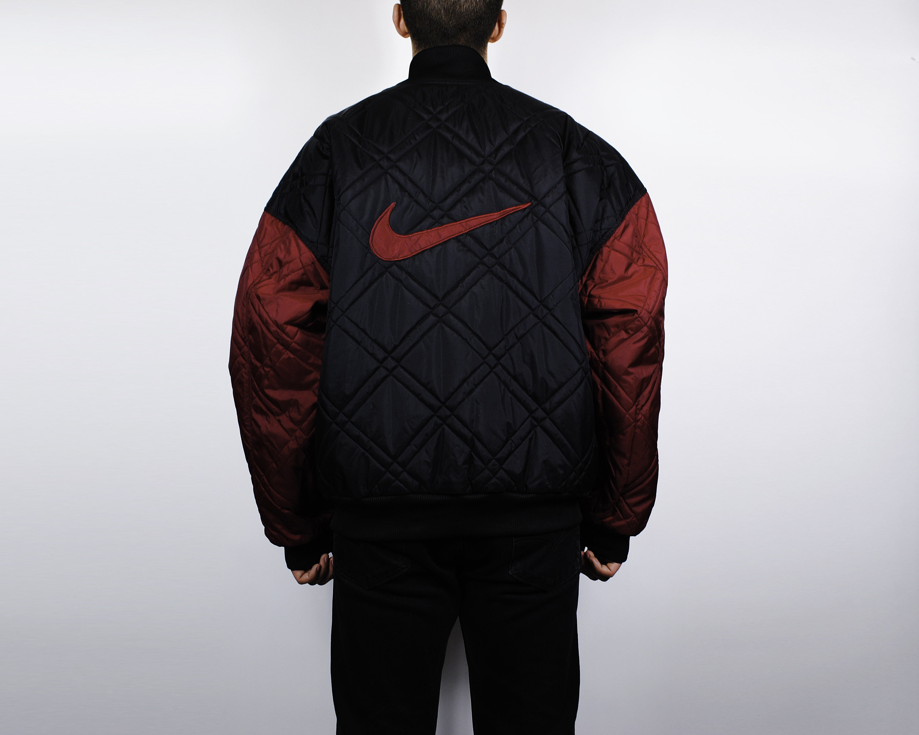 nike quilted bomber