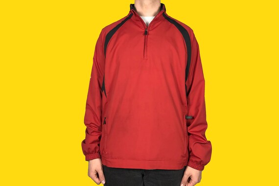 adidas quarter zip windbreaker