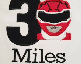 Download Power Ranger Birthday Shirt Etsy