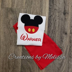 Mickey Mouse Shorts Outfit/ Boys Mickey Mouse Outfit