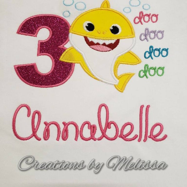 Baby Shark 3rd Birthday Party Etsy