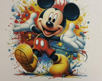 Kids Mickey Mouse Sublimation Shirt/ Mickey Mouse Shirt/ Kids Mickey Shirt/ Sublimation Mickey Design