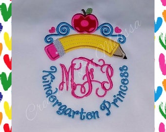 Maglietta da principessa asilo, maglietta asilo, maglietta ritorno a scuola, maglietta ritorno a scuola da ragazza