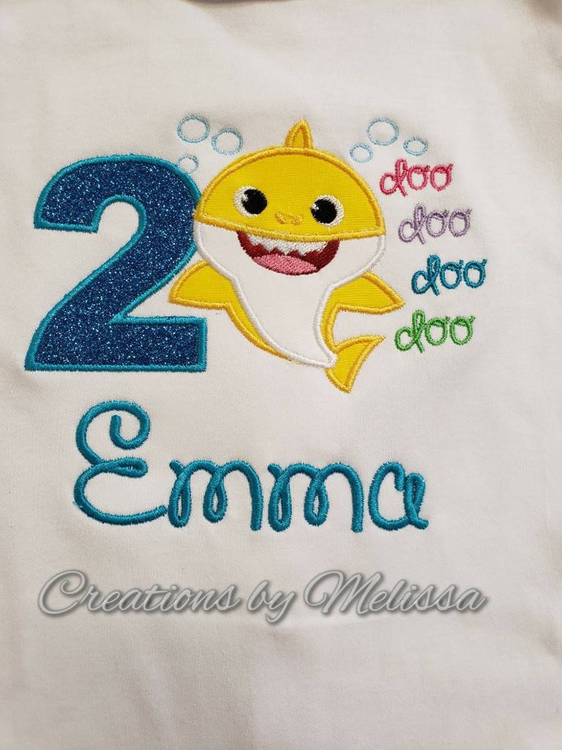 Girl Baby Shark Birthday Shirt/ Baby Shark 2nd Birthday Shirt/ Etsy