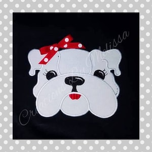 Bulldog Girls Shirt/ Girls Clothing/Bulldogs Shirt/ Girls Bulldog Shirt