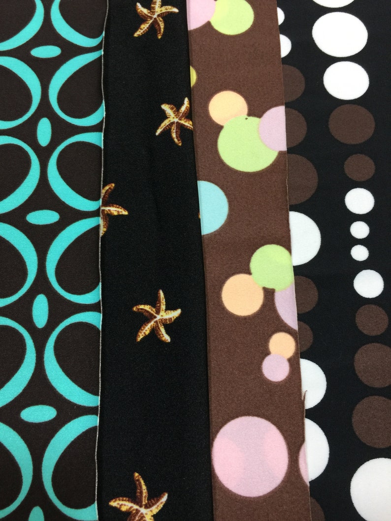 Swimwear Fabric Polyester Spandex Lycra Fabric Material 1/2 Etsy