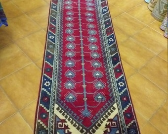 runer Handwoven Rug Wool one wool döşeme altı Rug Turkish  Rug   Rug Area Rug Vintage Turkish Rug