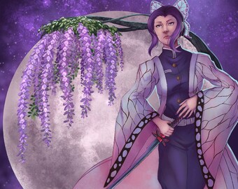 Wisteria Maiden Print