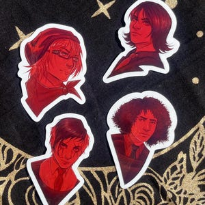 THREE CHEERS Stickers, MCR Fan Art Sticker Set/Singles