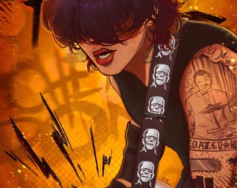FRANK IERO MCR Projekt Revolution Fan Art 5x7 Print